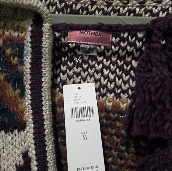 Mother The Family ties cartigan nwt Medium - Picture 7 of 15